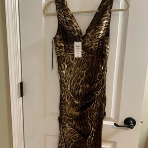 New  Cache leopard dress